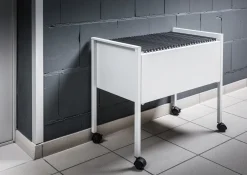 Hängmappsvagn DURABLE Economy Grå, 80st A4, 368x592x655mm