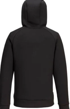 Hoodie halfzip PW DX467 svart 2XL