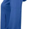 Hoodie zip funktion 021015 dam rblå M