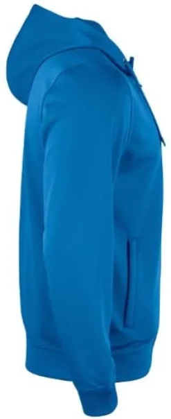 Hoodie zip funktion 021014 rblå M
