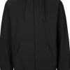 Hoodie zip NEUTRAL O63301 herr svart 3XL