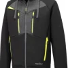 Hoodie zip PW DX472 svart 2XL