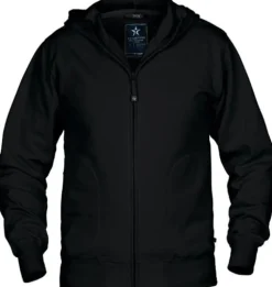 Hoodie zip TEXSTAR HC03 svart 4XL