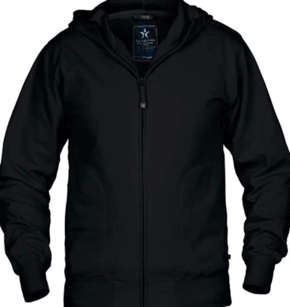 Hoodie zip TEXSTAR HC03 svart 3XL