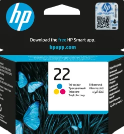 HP 22 - Färg (cyan, magenta, gul) - original - bläckpatron - för