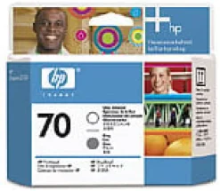 HP 70 gloss enhancer & grey printhead