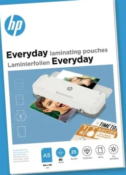 HP Laminat lågvärme A5, 80 mic. (25)