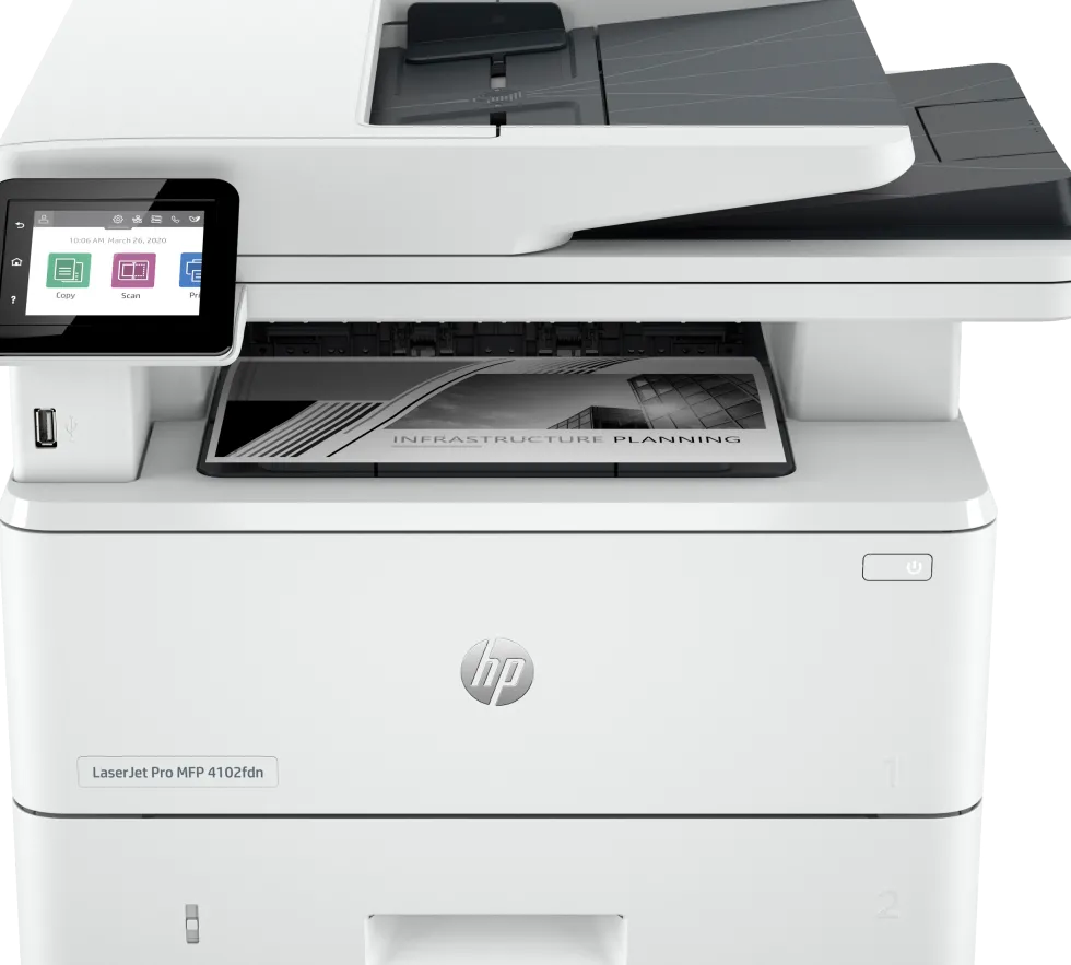 HP LaserJet Pro MFP 4102fdn - Multifunktionsskrivare - svartvit