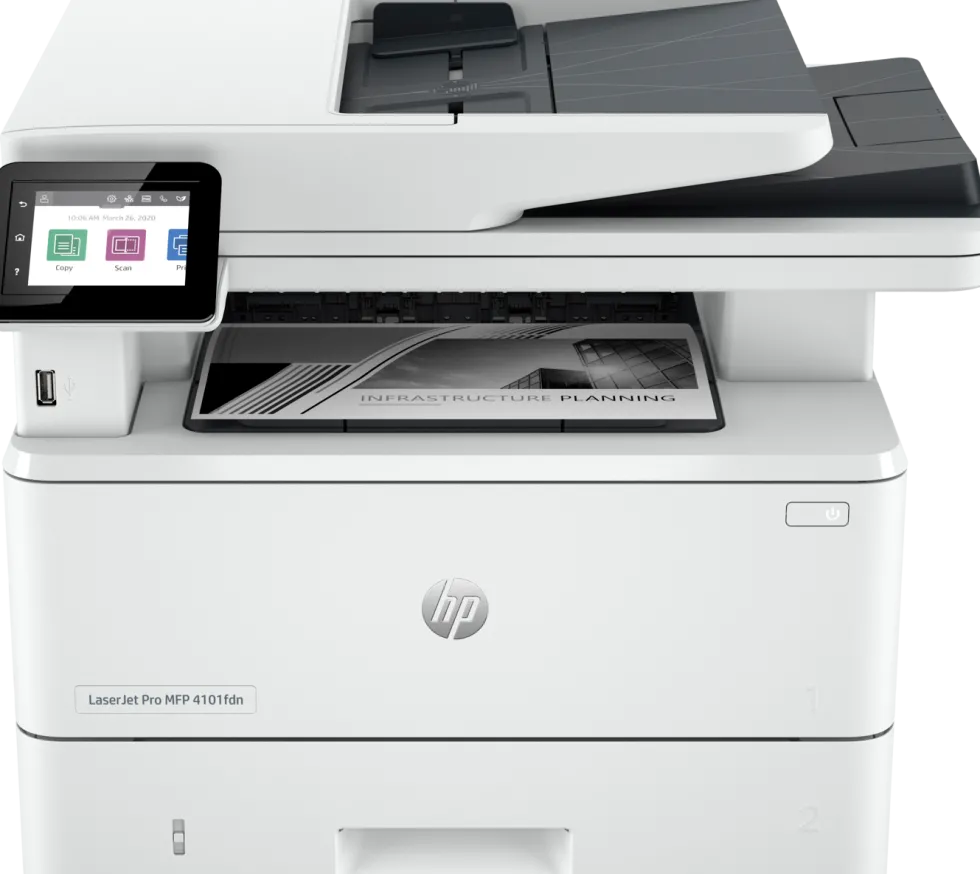 HP LaserJet Pro MFP 4102fdn - Multifunktionsskrivare - svartvit