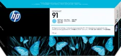 HP 91 light cyan ink, 775ml