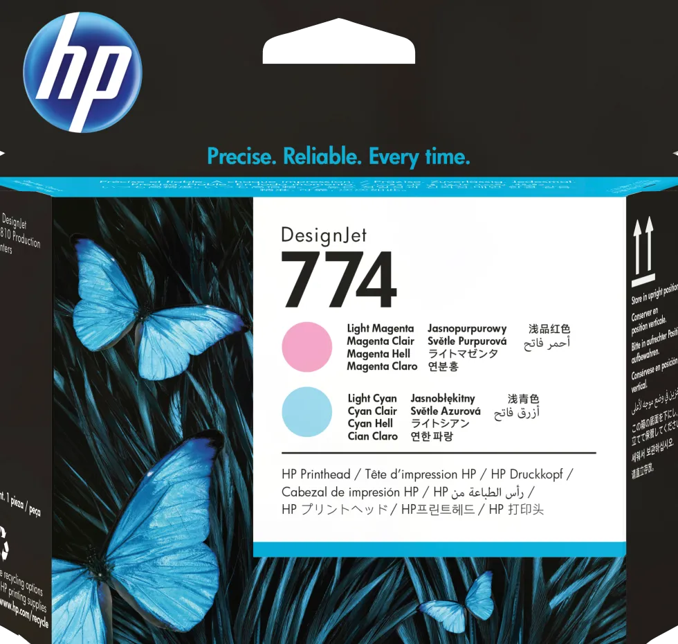 HP 774 Light Magenta/Light Cyan Printhead