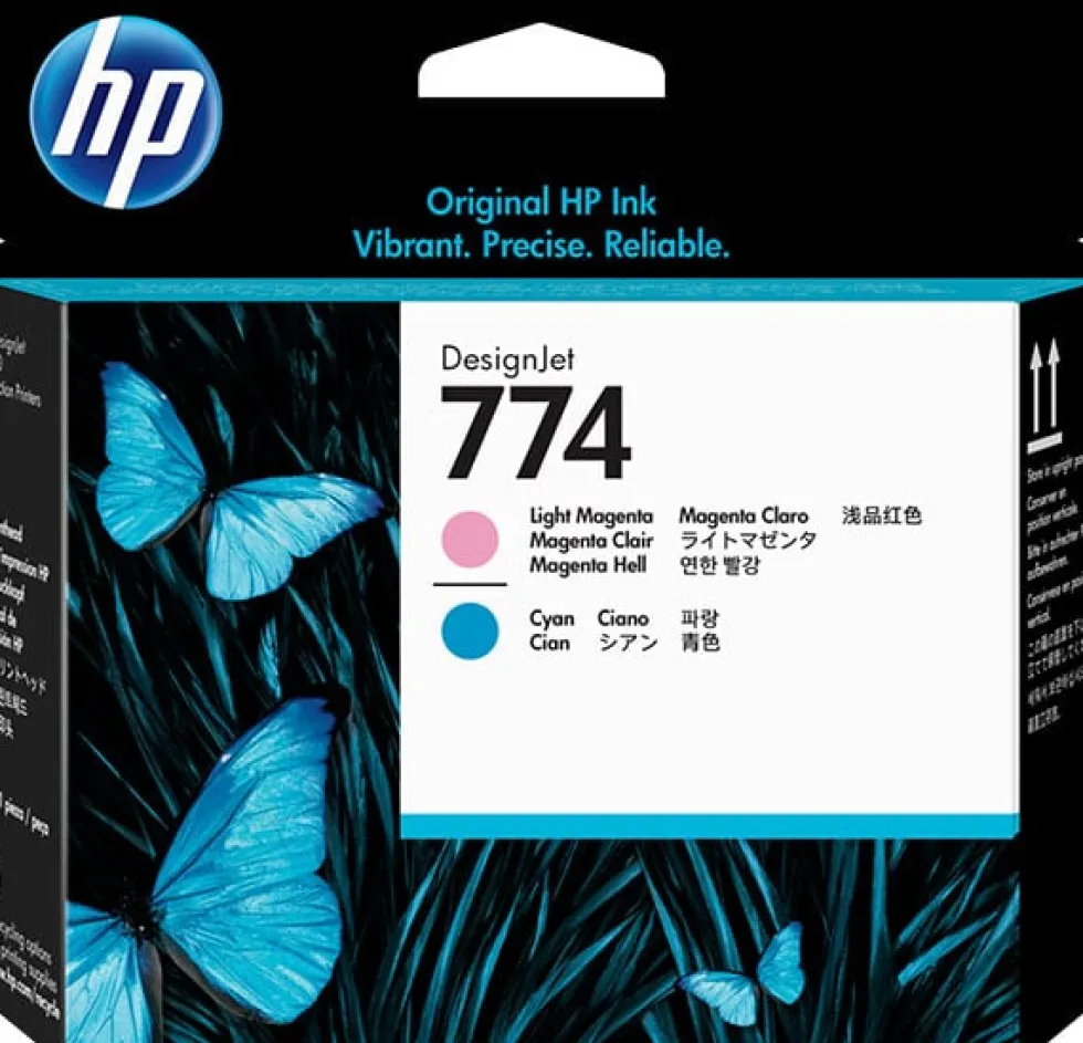 HP 774 Light Magenta/Light Cyan Printhead