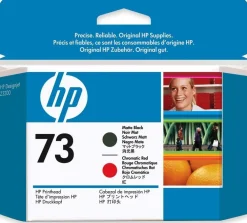 HP 73 matte black/chromatic red printhead