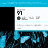HP 91 matte black ink, 775ml