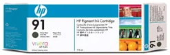 HP 91 matte black ink, 775ml