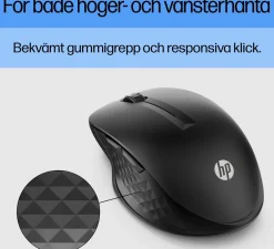 HP 430 Multi-Device Wireless Mouse, Black (Consumer)