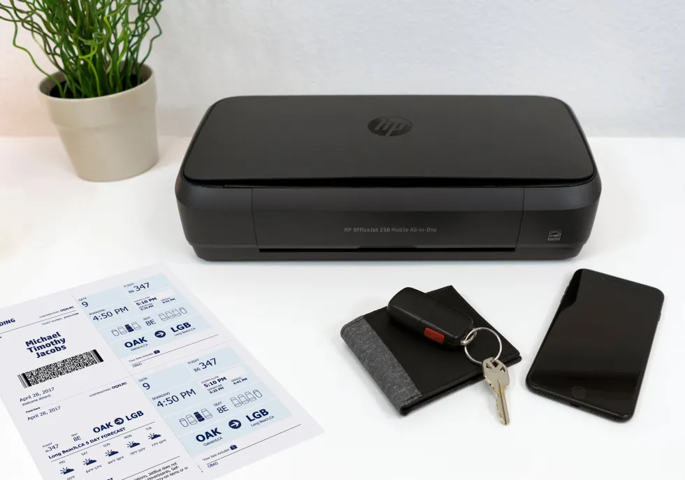 HP Officejet 250 mobile AiO printer