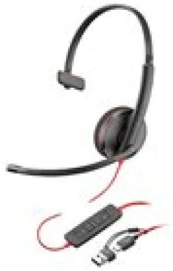 HP Poly Blackwire 3210 - Blackwire 3200 Series - headset - på