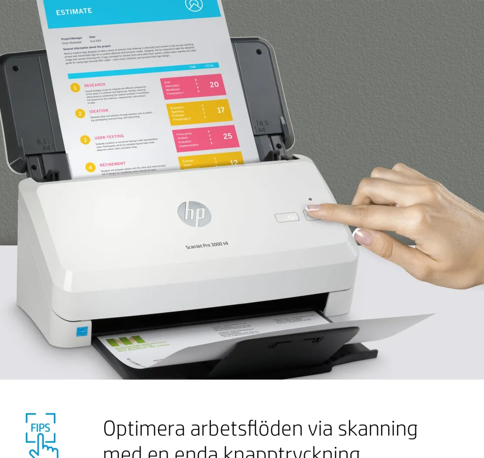 HP ScanJet Pro 3000 s4 sheet-feed scanner