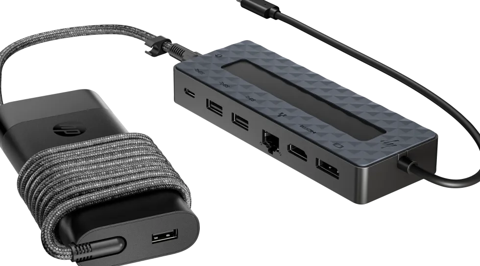 HP Universal - Dockningsstation - USB-C - HDMI, DP - med