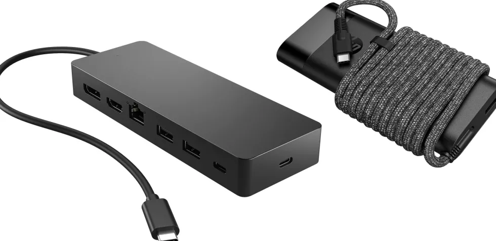 HP Universal - Dockningsstation - USB-C - HDMI, DP - med