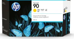 HP 90 yellow ink cartridge, 400ml