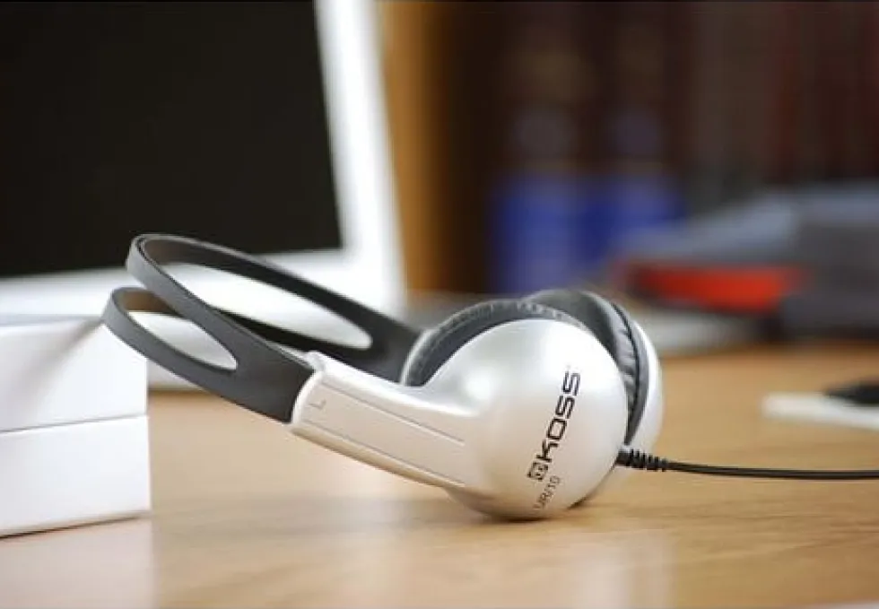 Hörlur KOSS UR10 On-Ear grå/svart
