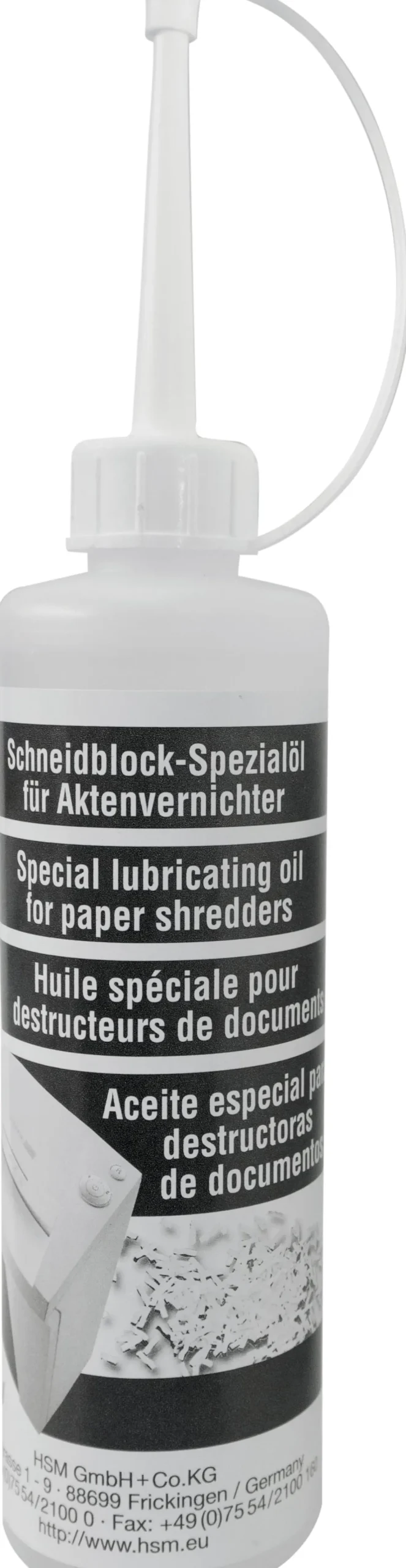HSM skärverksolja till dokumentförstörare 250ml