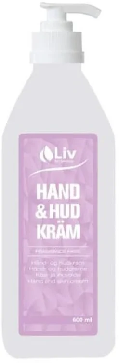 Hudcreme LIV hand/hud oparfymerad 600ml