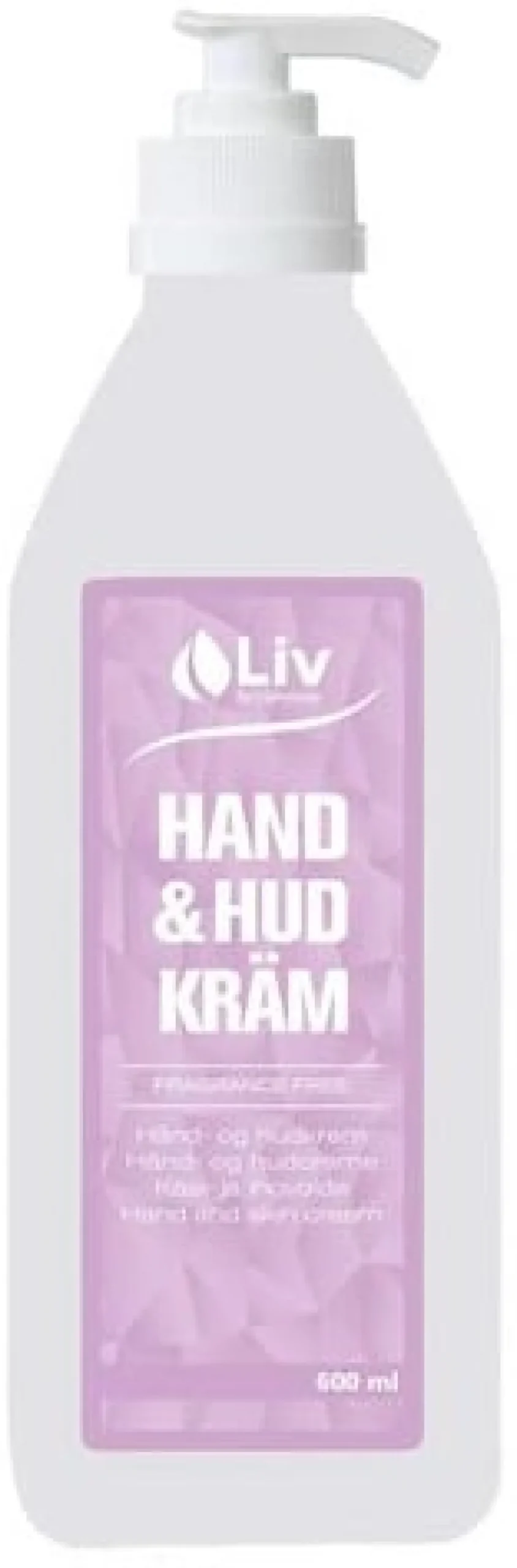 Hudcreme LIV hand/hud oparfymerad 600ml