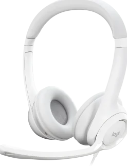 H390 USB Computer Headset, Off-white