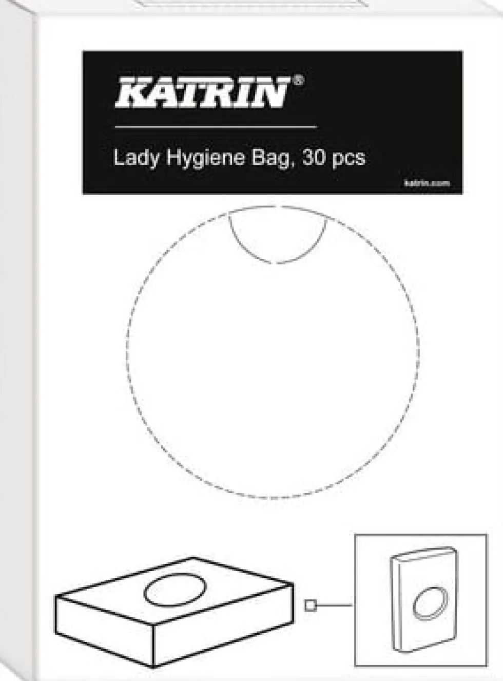 Hygienpåsar KATRIN 30/fp