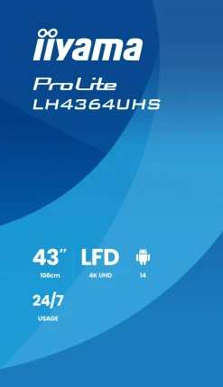 IIYAMA ProLite LH4364UHS-B1AG