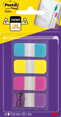 Index POST-IT stark 15,8x38,1 4f 40/fp