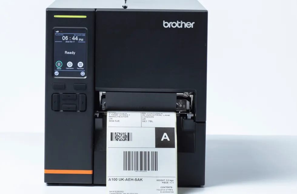 industrial label printer high speed and touch screen