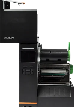 industrial label printer with high resolution printing