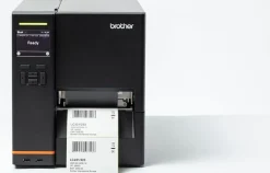 industrial label printer with high resolution printing