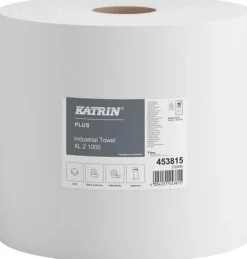 Industritorkrulle KATRIN Plus XL2 Vit, 2-lag, 380m, 2rl