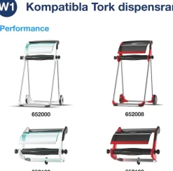 Industritorkrulle TORK Basic Vit stor W1