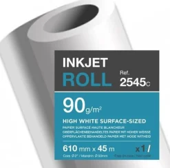 Inkjetpapper CLF 610mmx45m 90g
