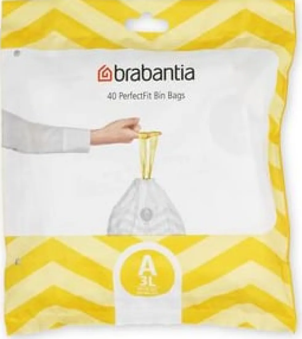 Insatspåse A BRABANTIA 3L vit 40/fp