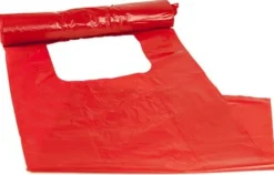 Insatspåse LD R100% 30L 30my röd 25/rl