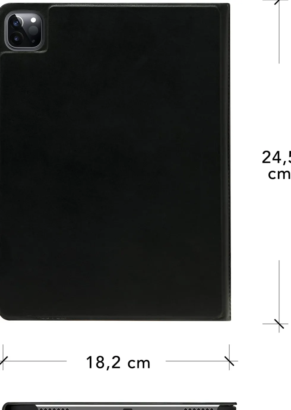 iPad 10.2'' (8/9th gen.) 2020/2021 Case Risskov, Black