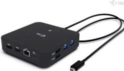 I-TEC USB-C DP Dual HDMI Docking Station, PD 100W + PSU 100W