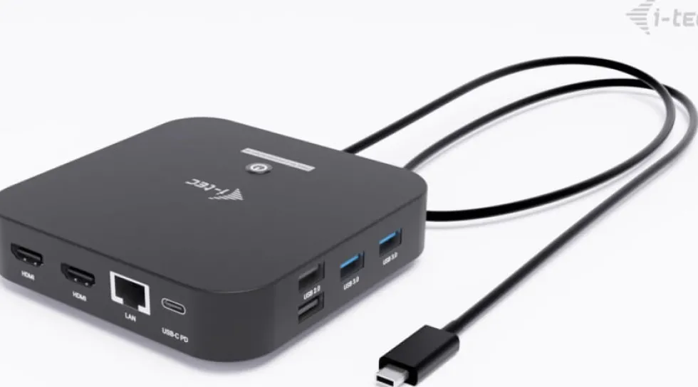 I-TEC USB-C Dual HDMI Docking Station, PD 100W + PSU 100W