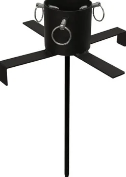 Julgransfot utomhus 47x36cm svart