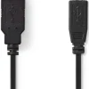 Kabel NEDIS USB 2.0 A-B 5m svart