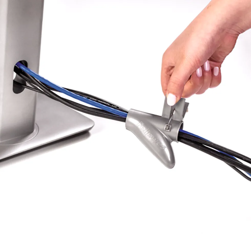 Kabelsamlare FELLOWES CableZip silver