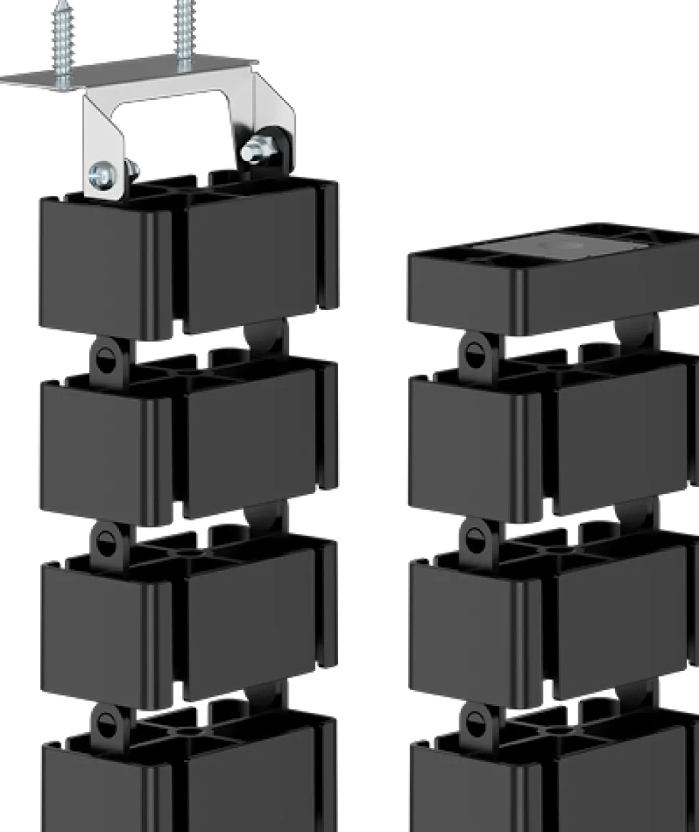 Kabelsamlare FELLOWES CableSpine svart