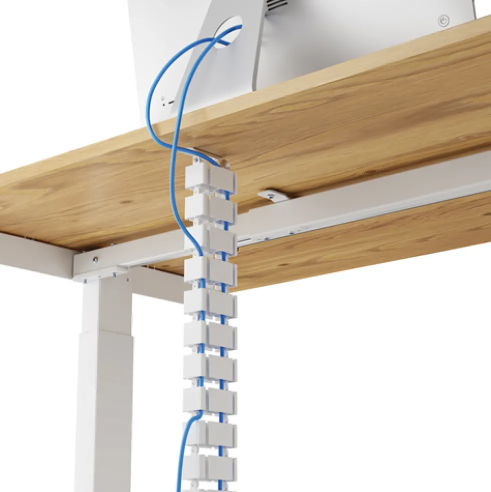 Kabelsamlare FELLOWES CableSpine vit